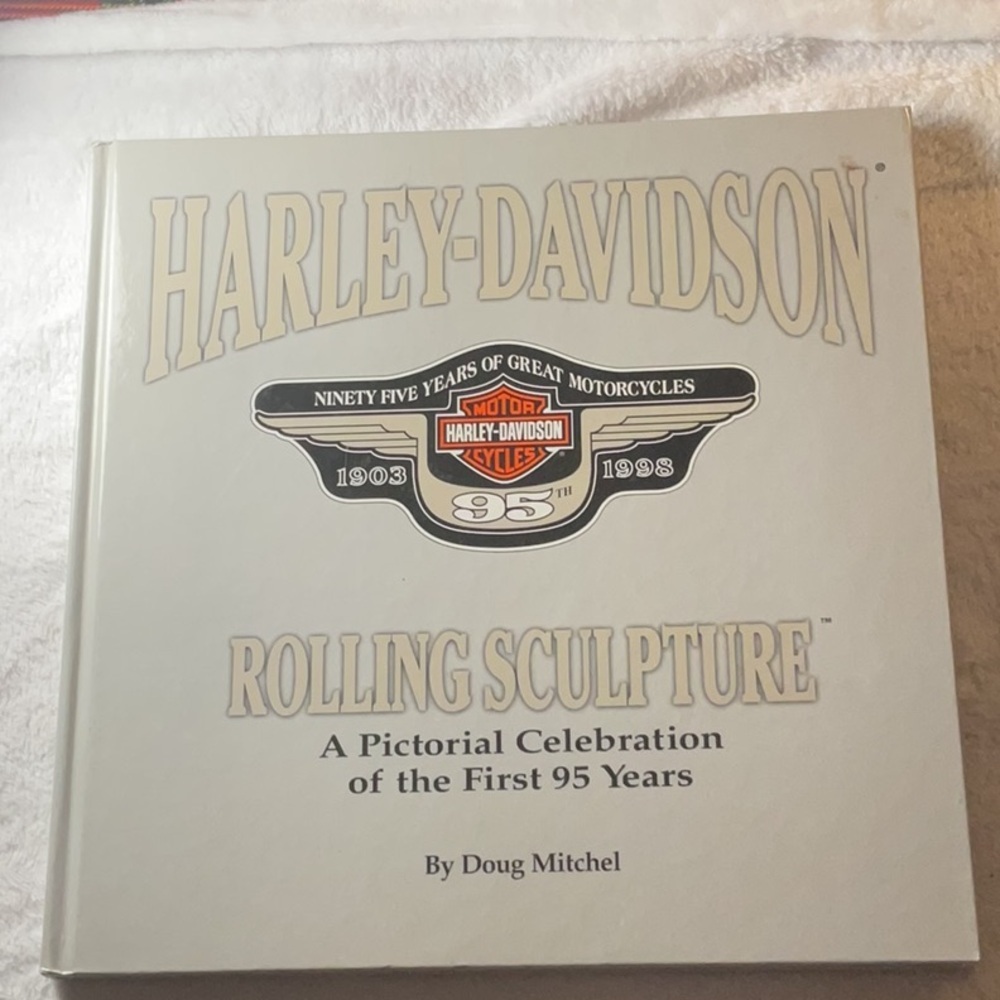 Harley-Davidson Gray Hardcover Book